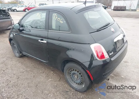 2012 Fiat 500 Pop from USA, damaged, VIN 3C3CFFAR7CT117176